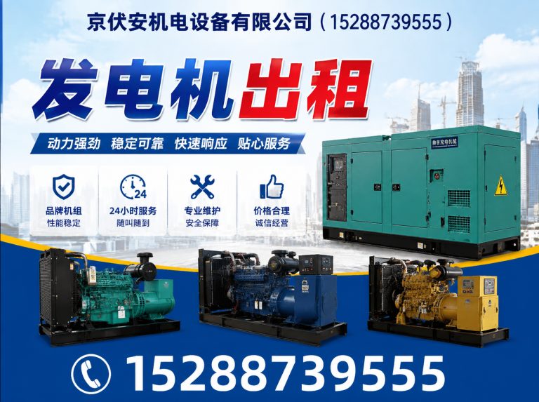 忻州静音发电车租赁展示图
