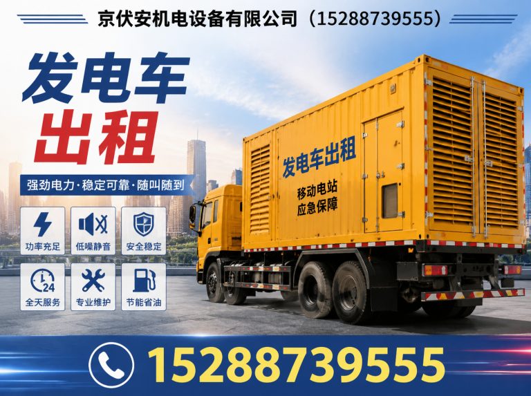 忻州发电车租赁展示图